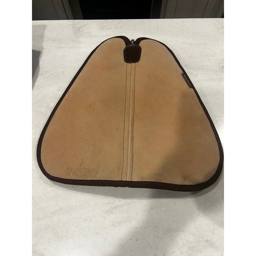 Kolpin Soft Handgun Case Tan Suede Fleece Lined Locking Zipper USA Made 15 Inch